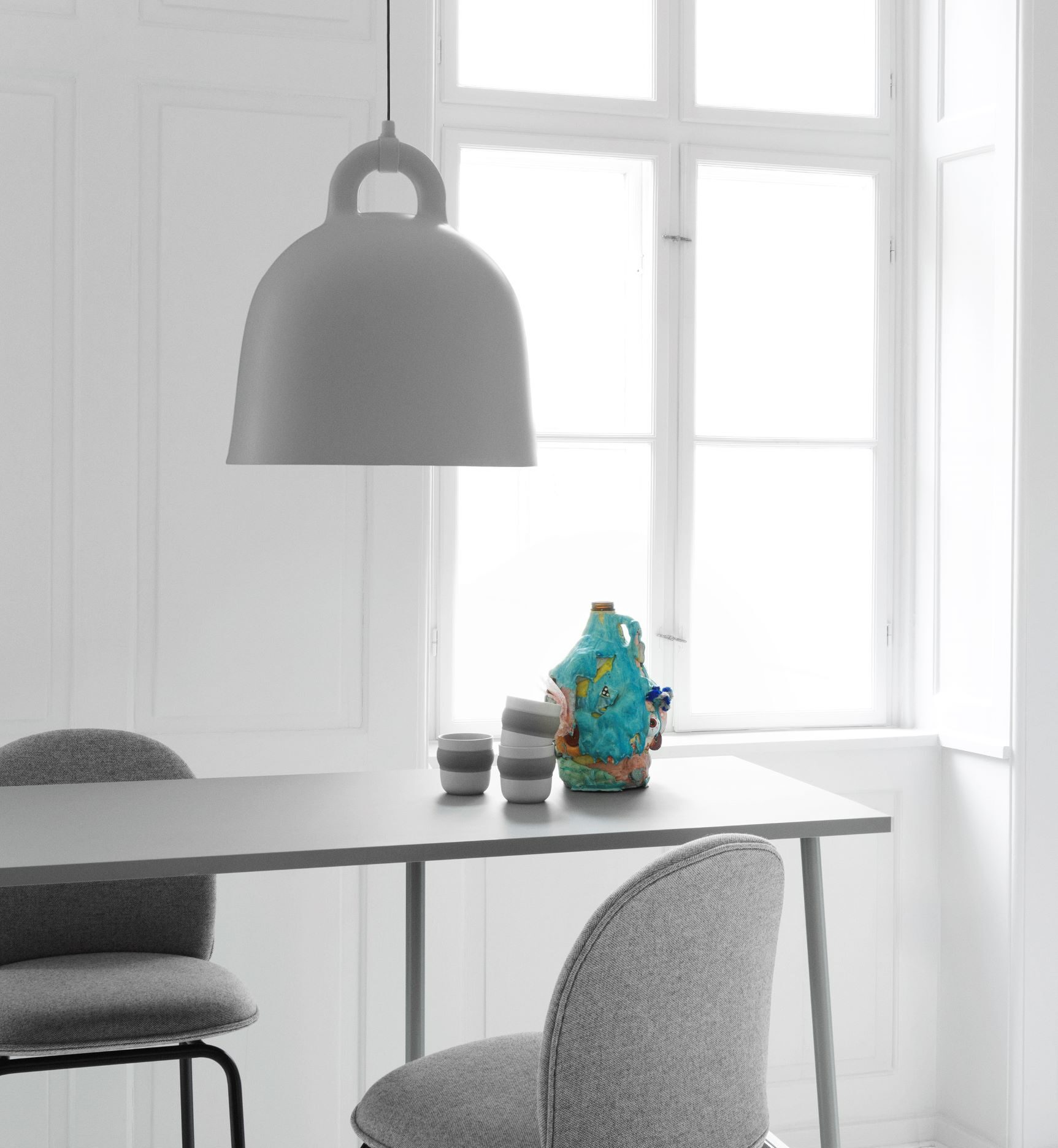 Bell lamp M - Grey