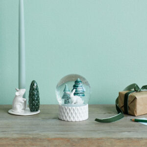 Winter stories - Snow globe rabbit