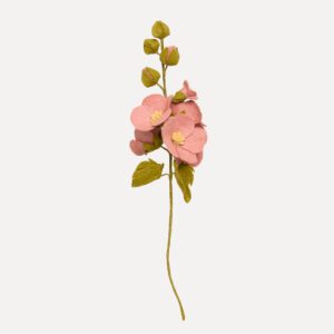 Stilk med store blomster - Gammelrosa