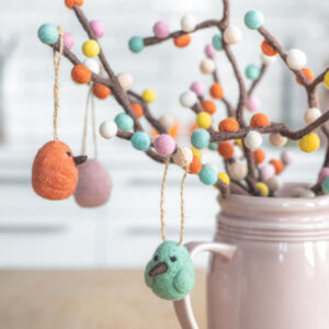 Wool kyllinger 5pk - Påskestemning